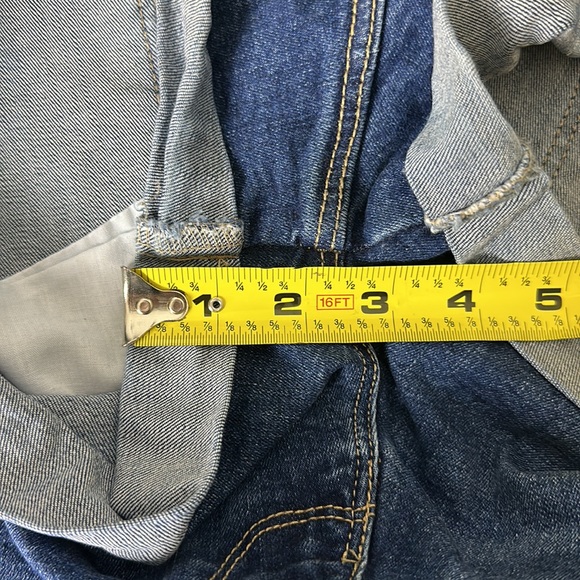 Zara Cuff Hem Denim Shorts - Picture 8 of 8